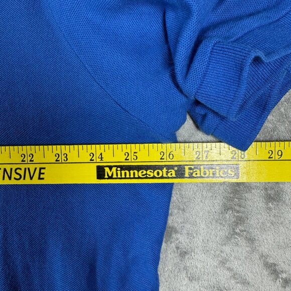 Chaps 4XB Big & Tall Polo Shirt Men’s Blue Cotton Classic Fit - Picture 8 of 10